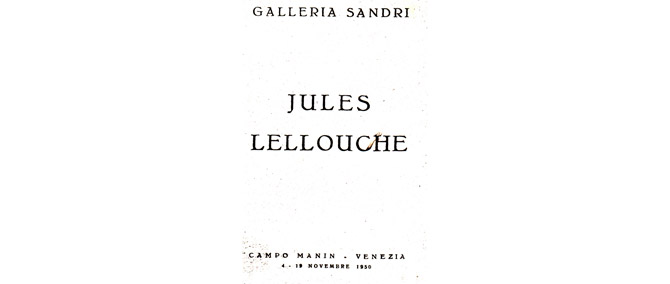 Venise Galerie Sandri (1950)